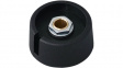 A3031069 Control knob with recess black 31 mm