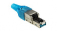 PGSMcp Field Termination Plug, RJ45, CAT6a, 8 Contacts, 8 Positions