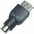 ADP-USB-AF6M Mini adapter USB Type A – PS/2 f – m