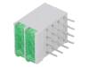 DBI04322, LED; в корпусе; зеленый; 1,8мм; Кол-во диод: 8; 10мА; 38°; 2,1В, SIGNAL-CONSTRUCT