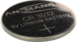1516 - 0013 Lithium Button Cell Battery,  Lithium Manganese Dioxide, 3 V