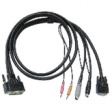 2L-1703P KVM special combination cable, VGA/PS/2/Audio 3 m