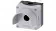 3SU1851-0AA00-0AC1  Switch Enclosure with Collar, 1 Command Point, 85x89.4x112.5mm, Grey, SIRIUS ACT