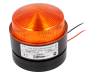 X80-02-01 Сигнализатор: световой; мигающий световой сигнал; оранжевый