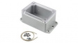 RP1090BFC Flanged Enclosure with Clear Lid 105x75x55mm Off-White Polycarbonate IP65