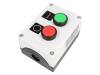 3SU1802-0AB00-2AB1 Пульт управления; NC + NO; красный/зеленый; IP67; Кнопка: плоская