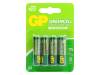 15G-F4W, Батарея: цинк-хлоридная; 1,5В; AA; Кол-во бат:4, GP Batteries