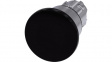 3SU1050-1BA10-0AA0 SIRIUS ACT Mushroom Push-Button front element Metal, glossy, black