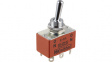 S6A Toggle Switch, On-None-On, Soldering Lugs