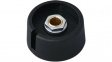 A3031639 Control knob with recess black 31 mm