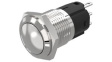 82-4171.1000 Pushbutton Switch, 1CO, Momentary Function, Silver