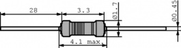MF55SSF/MF0204 30 kOhm, Резистор 30 kΩ 0.4 W ± 1 %, YAGEO