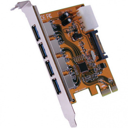 EX-11094, PCI-E x1 Card4x USB 3.0, Exsys