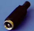 DJK-00A Разъем питания штыревой 2,1х5,5мм (п) на кабель с амортизатором