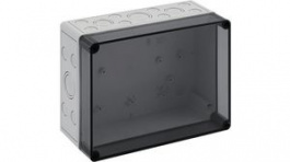 10650801, Plastic Enclosure With Metric Knockouts, 254 x 180 x 111 mm, Polystyrene, IP66, , Spelsberg