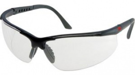 2750, Safety Glasses Clear/Black Polycarbonate Anti-Scratch/Anti-Fog EN 166/170/EN 166, 3M