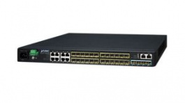 SGS-6341-16S8C4XR, Ethernet Switch, RJ45 Ports 8, Fibre Ports 28SFP, 10Gbps, Layer 3 Managed, Planet