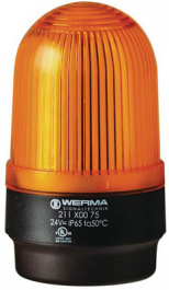 21230068, Проблесковый маяк, желтый, WERMA Signaltechnik
