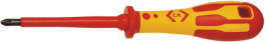 T49143-3, Отвертка VDE Pozidriv (крестовой шлиц) PZ3, C.K Tools (Carl Kammerling brand)