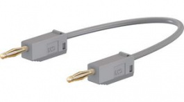 28.0039-04528, Test Lead 450mm Grey 30V Gold-Plated, Staubli (former Multi-Contact )