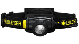502194, Headlamp, LED, Rechargeable, 300lm, 150m, IP67, Black / Yellow, LED Lenser