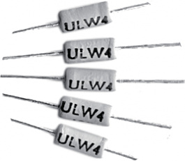 ULW4-39RJA1, Резисторы-предохранители 39 Ω 5 % 4 W, Welwyn