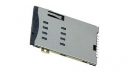 78526-0001, Memory Card Connector, Push / Push, 8 Poles, Molex