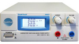 P6160, Laboratory Switching Mode Power Supply, 900W, 30V, 30A, Adjustable, PeakTech