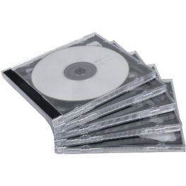 98307, Коробки для CD, двойные 5pieces,черный, Fellowes