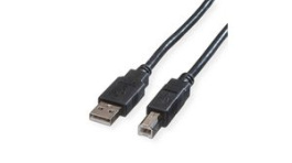 11.02.8818, Cable USB-A Plug - USB-B Plug 1.8m Black, Roline