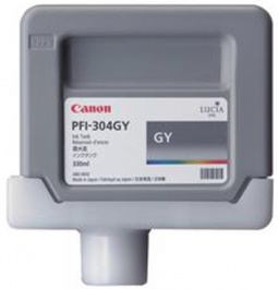 PFI-306GY, Картридж с чернилами PFI-306GY серый, CANON