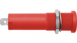 HSEB 3125 L Ni / RT, Laboratory socket diam 4 mm red CAT IV, Schutzinger