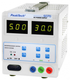 P6070, Лабораторный источник питания Выходные характеристики=1 150 W, PeakTech