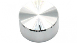 RND 210-00347, Aluminium Knob, silver, 6.4 mm shaft, RND Components