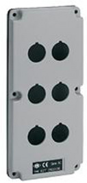A2T 0925.04, covers with gasket and screws dimensions 152 x 152 , 4 holes for unit diam. 22 m, ILME