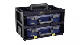 146418, Storage and Transport System CarryMore 80x2, 386x263x241mm, Black, Raaco