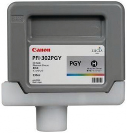 PFI-302PGY, Картридж с чернилами PFI-302PGY цвет Photo Grey (серый), CANON