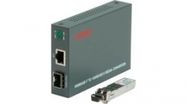 21.13.1069, Converter Gigabit Ethernet (RJ45) to Fiber Optic incl. Mini GBIC 1000SX (LC) 100, Roline