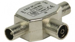 CSGB40950ME, T-Type Coax Splitter, 2x IEC Plug - IEC Socket, Nedis (HQ)