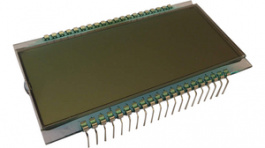 DE 120-TS-20/7,5, 7-segment LCD 17.8 mm 1 x 4, Display Elektronik
