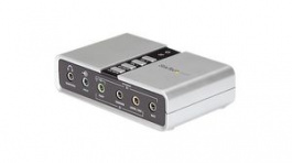 ICUSBAUDIO7D, Audio Adapter, External Sound Card, USB B Socket - SPDIF/3.5 mm Jack Socket, StarTech