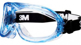 FHEITAF, Fahrenheit Indirect Vented Safety Goggles Blue/Black/Clear Polycarbonate Anti-Sc, 3M