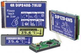 EA DIP128-6N5LW, ЖК-графический дисплей 128 x 64 Pixel, Electronic Assembly