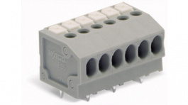 805-105, Wire-to-board terminal block 0.2...1.5 mm2 solid or stranded 3.5 mm, 5 poles, Wago