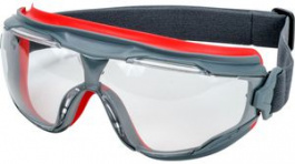 GG501, Scotchgard™ Goggle Gear Safety Goggles Anti-Fog Black / Red 99.9%, 3M