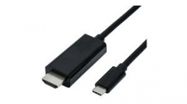 11.04.5840, Video Cable, USB-C Plug - HDMI Plug, 3840 x 2160, 1m, Roline