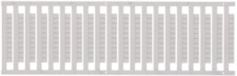 1609801044 [200 шт], маркер Комплект, нейтральный, 5 Stripes белый 200 ST, Weidmuller