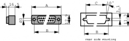 V42254-A5235-C215, Штекер D-Sub 15P, TE connectivity