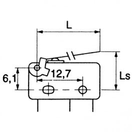 J5 Flat lever, Плоский рычаг, SAIA-BURGESS