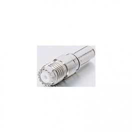 MU6121A1-NT3G-1-50, Female Plug mini-UHF Crimp, Amphenol